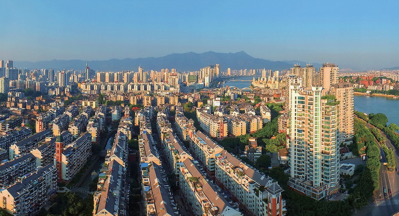 2018年，福州市臺江區蒼霞新城，高樓拔地而起，舊貌換新顏。